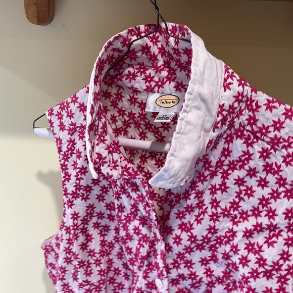 Talbots Sleeveless Summer Shirt. Size 14 - Picture 3 of 8